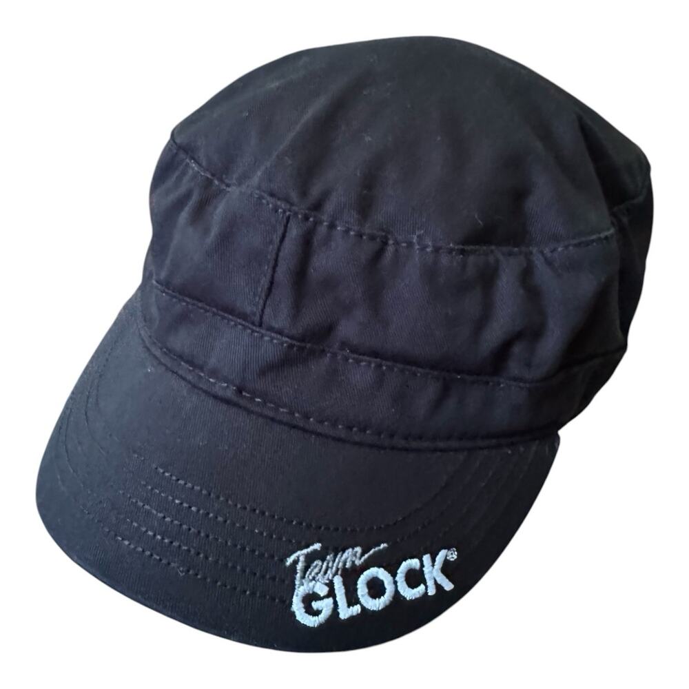Team Glock‎ Black Military Cadet Style Hat Cap One Size Adjustable Vintage (?)